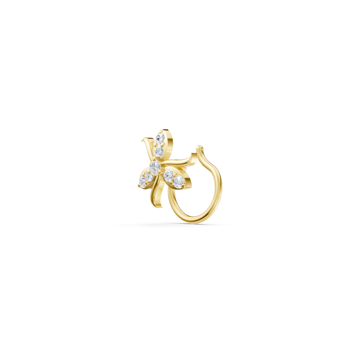 Enchanted Vine Nose Pin view 2